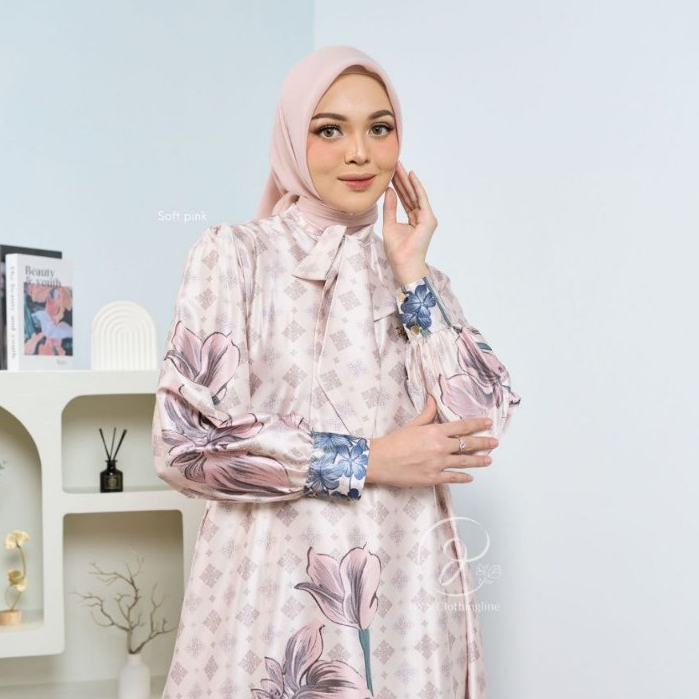 DYN CLOTHINGLINE | GAMIS KONDANGAN CLAIRE DRESS | DRESS SILK PREMIUM | GAMIS BUSUI