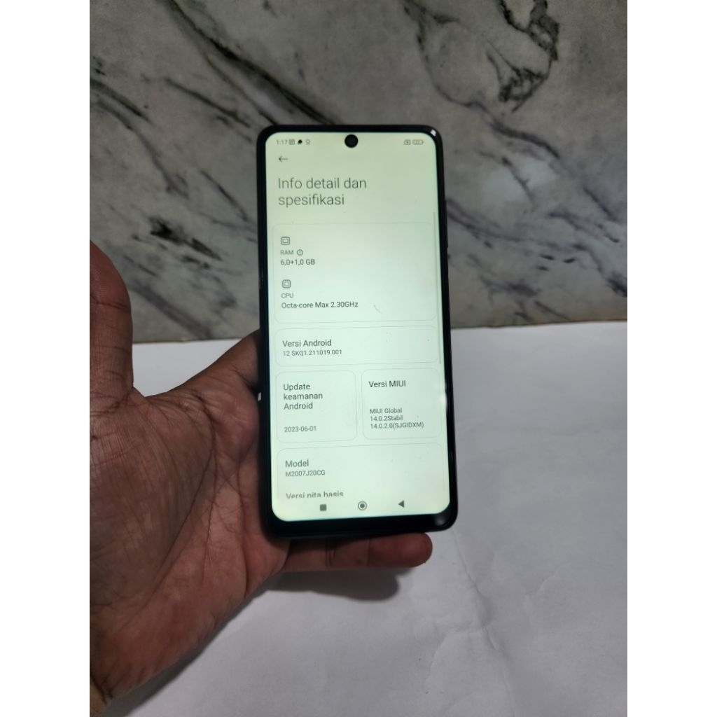 poco x3 nfc ram 6/64 gb second