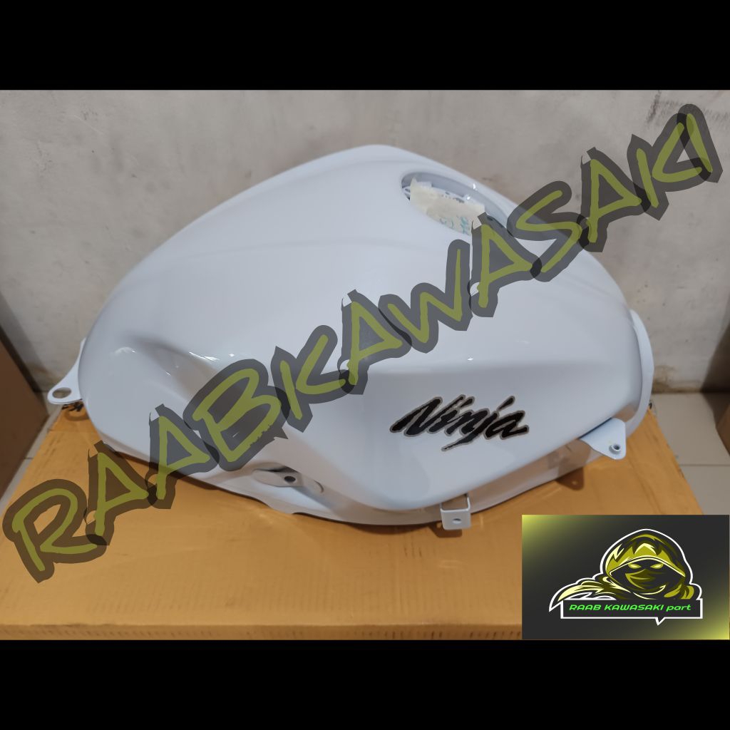tangki bensin putuh ninja 250 fi old original kawasaki