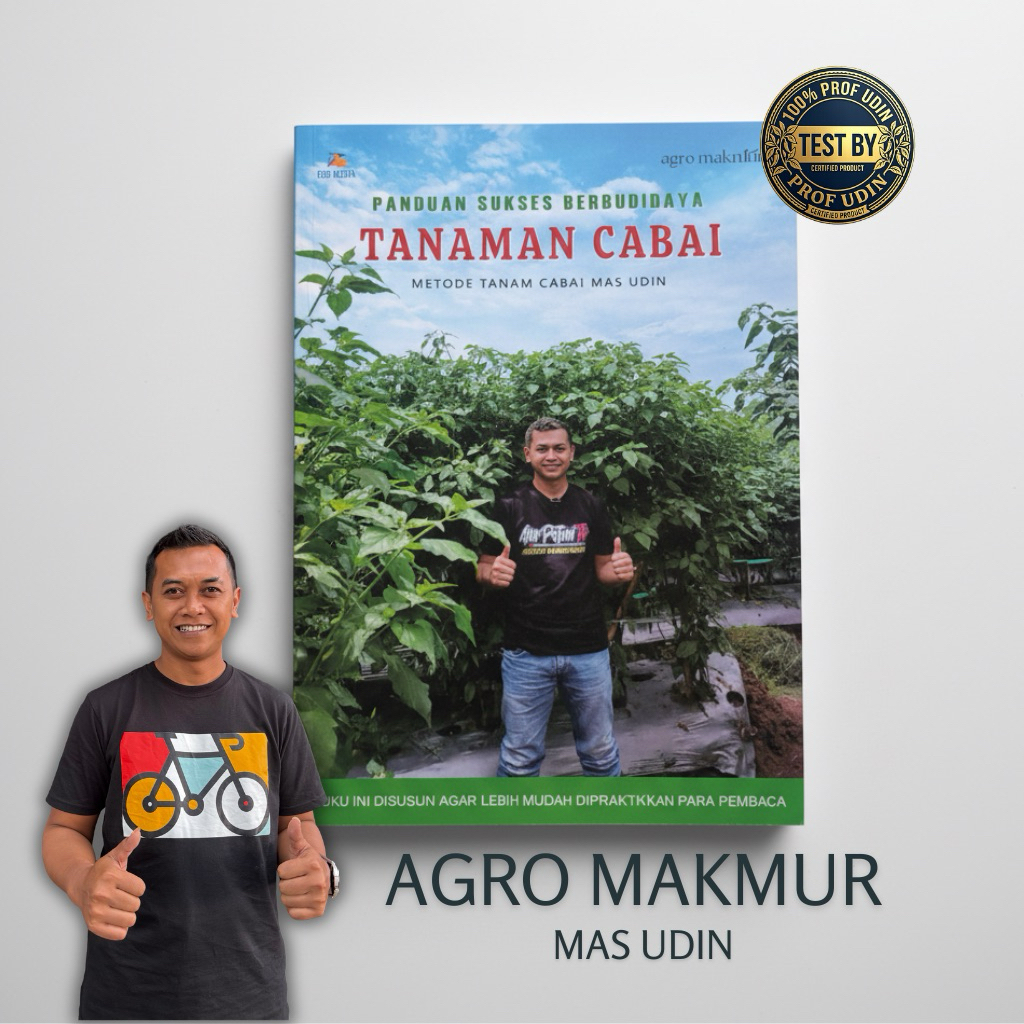 Asli ‼️Buku Panduan Tanam Cabai Metode Mas Udin