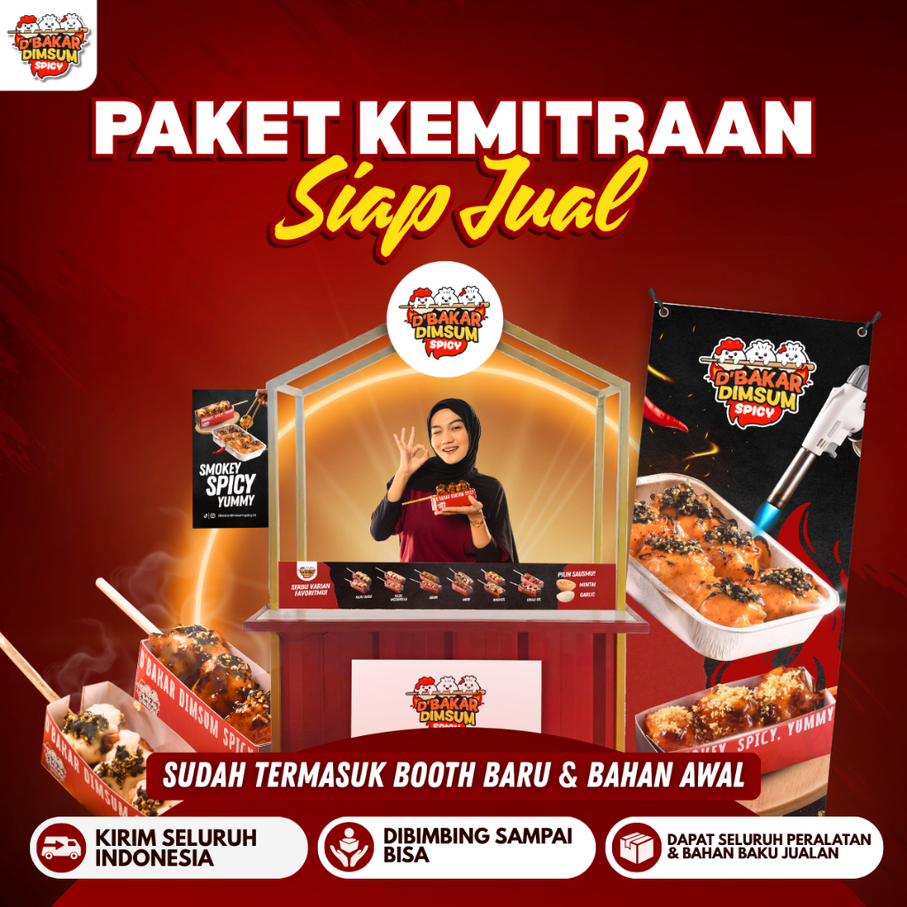 Paket Usaha Kemitraan D' Bakar Dimsum Spicy