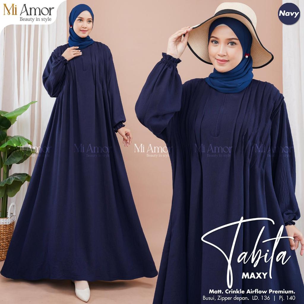 Gamis bigsize LD 135 Tabita maxy jumbo ori MiA