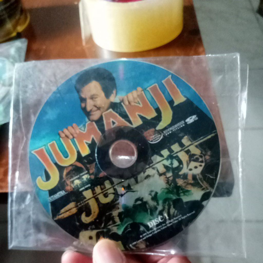 vcd original barat jumanji no cover