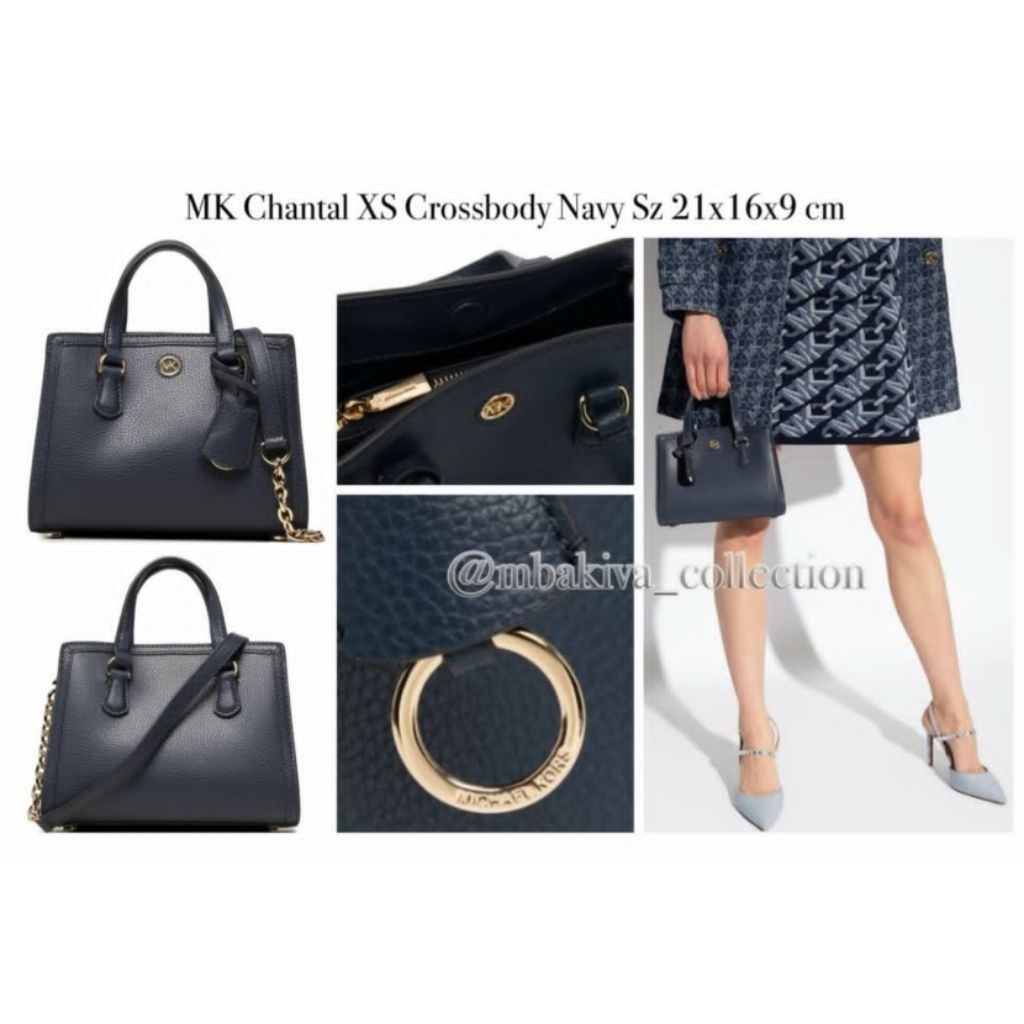 MK Chantal XS Crossbody Navy