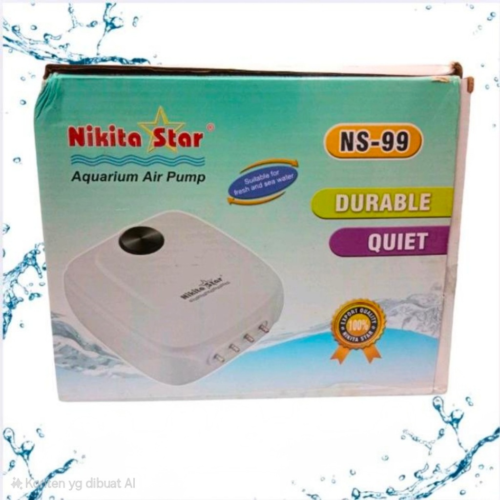 AERATOR NIKITA NS-99 / AERATOR 4 LUBANG / AIR PUMP / POMPA UDARA