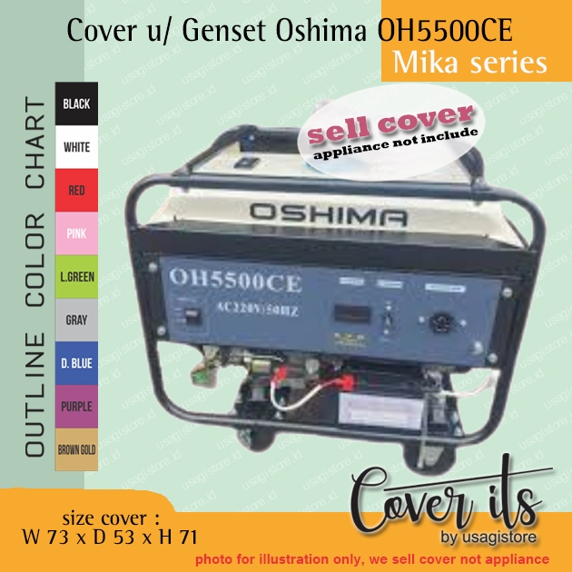 COVER UNTUK GENSET OSHIMA OH5500CE