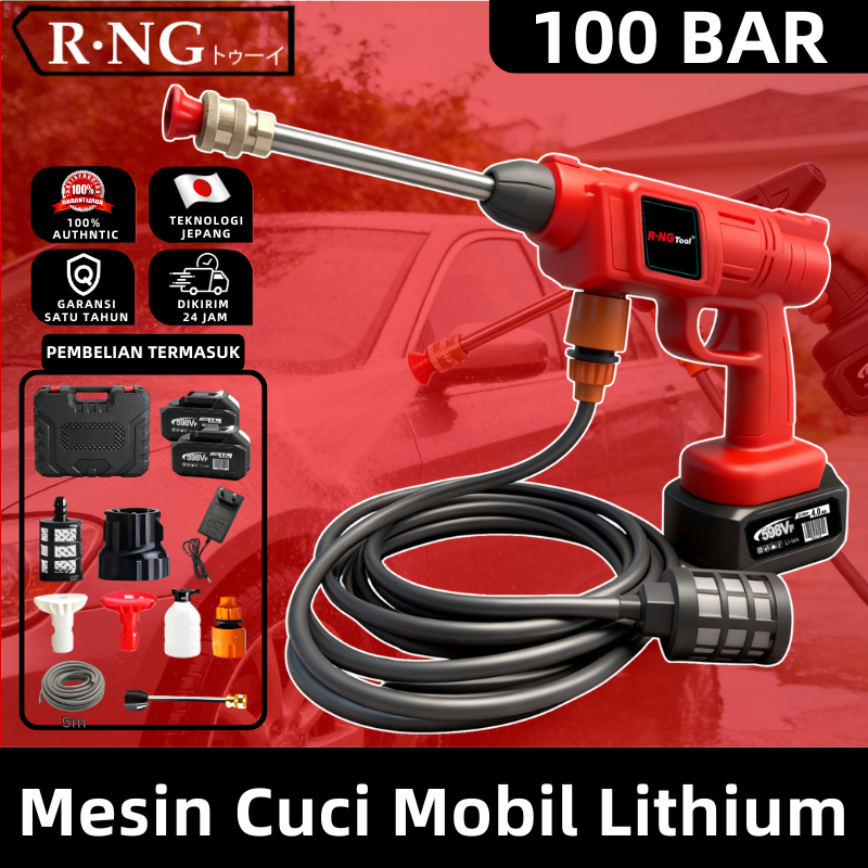 dibuat di Jepang 100 Bar 598V alat cuci motor dan mobil alat cuci mobil cuci motor portable jet alat