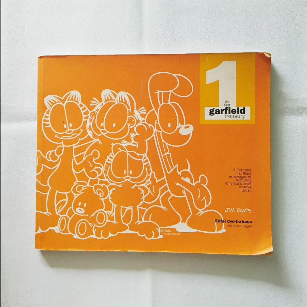 [BUKU ANAK PRELOVED] BILINGUAL THE FIRST GARFIELD TREASURY - JIM DAVIS