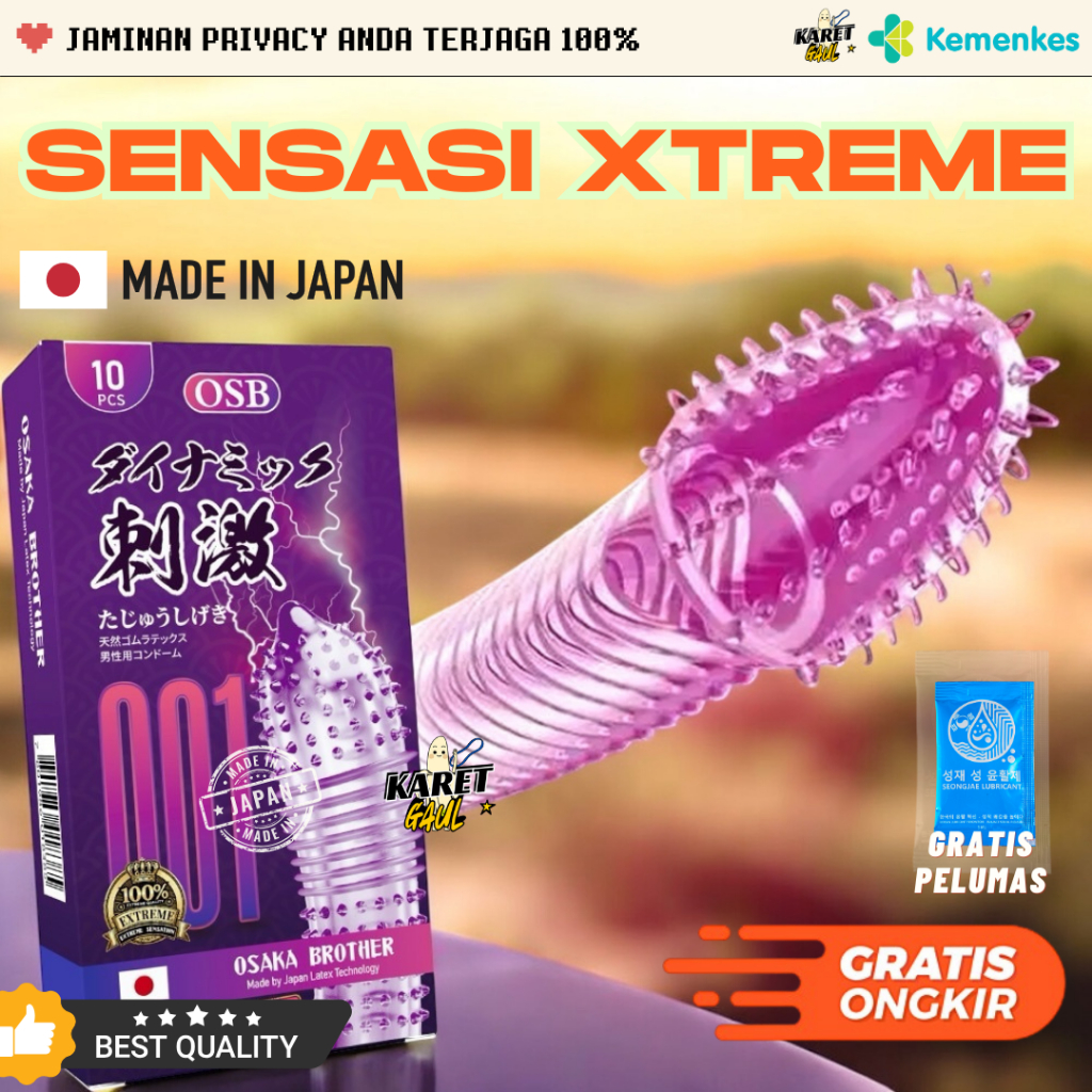 Kondom Bergerigi 001 Semua Varian Tersedia Pilihan Terlengkap Tipis Berduri Premium