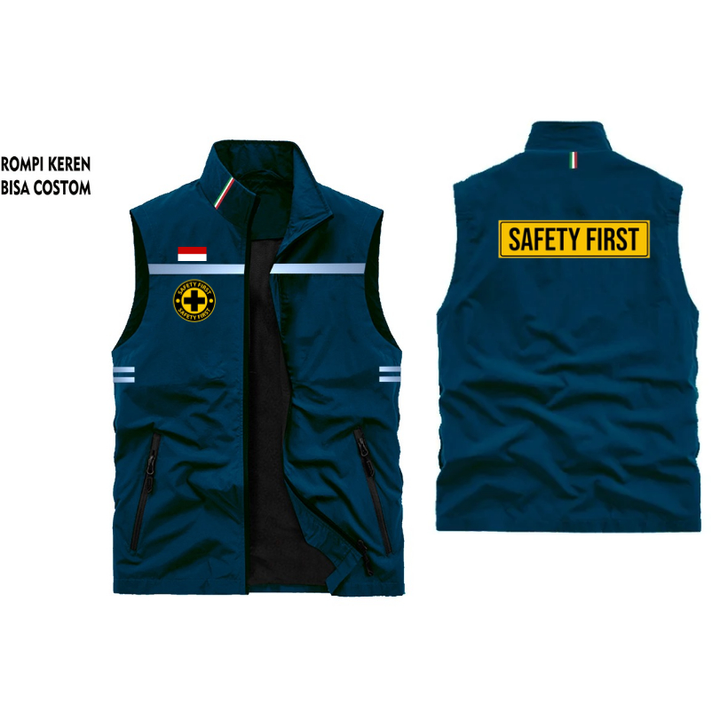 Rompi Safety K3 Original | Rompi Outdoor Safety First | Rompi Casual Safety | Rompi Proyek Safety Fi