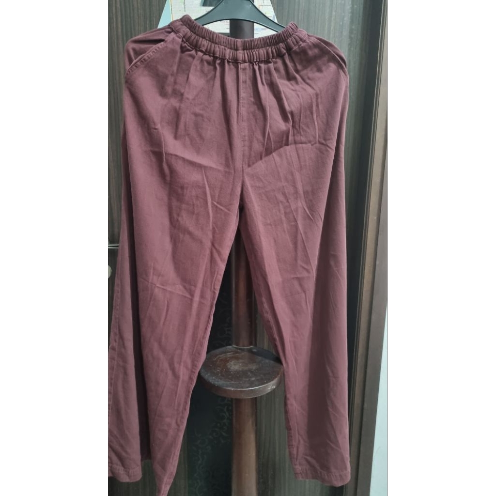 OneSet soft jeans maroon  Anemi with tag