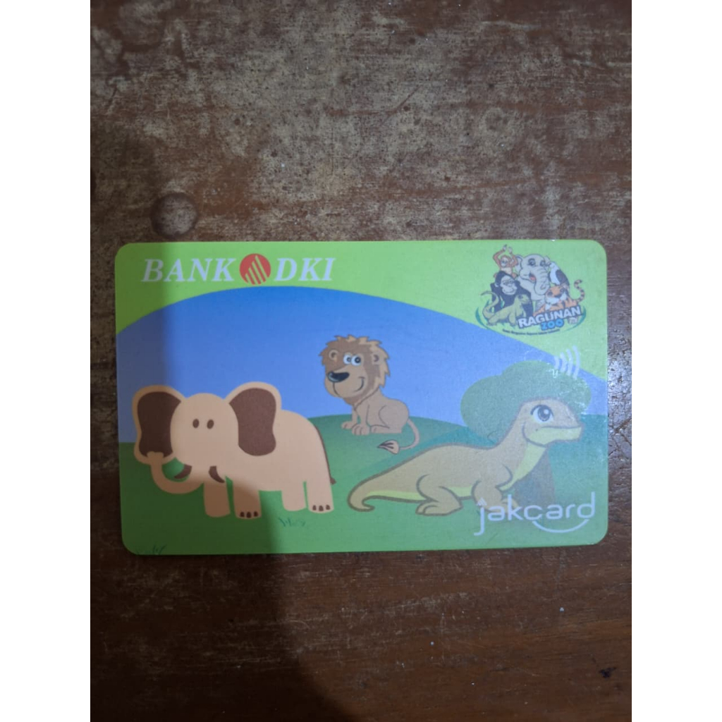 Kartu Jakcard Ragunan Zoo Isi Saldo Rp.4000,-