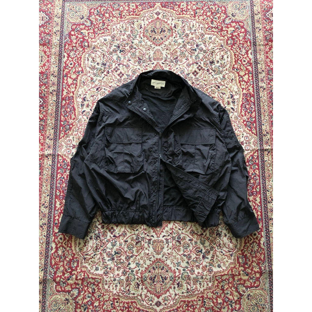 Lafudge store zipper up jacket Vintage military jacket i078