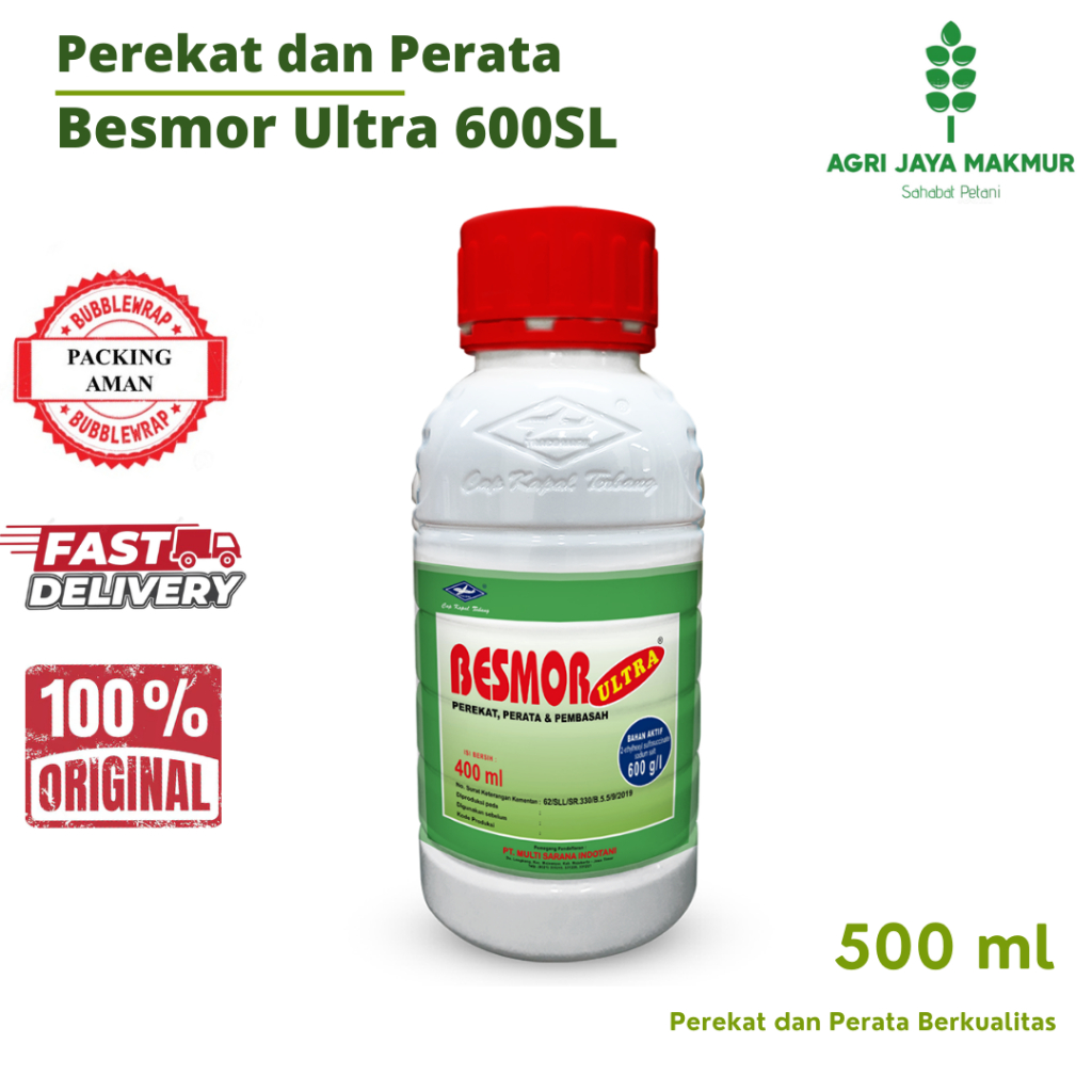 [500ML] BESMOR ULTRA - Perekat, Perata, & Penembus Pestisida Super
