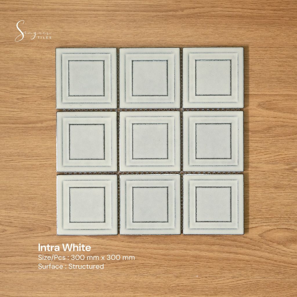 Singres Tiles - White Intra Singres Mosaic Tiles