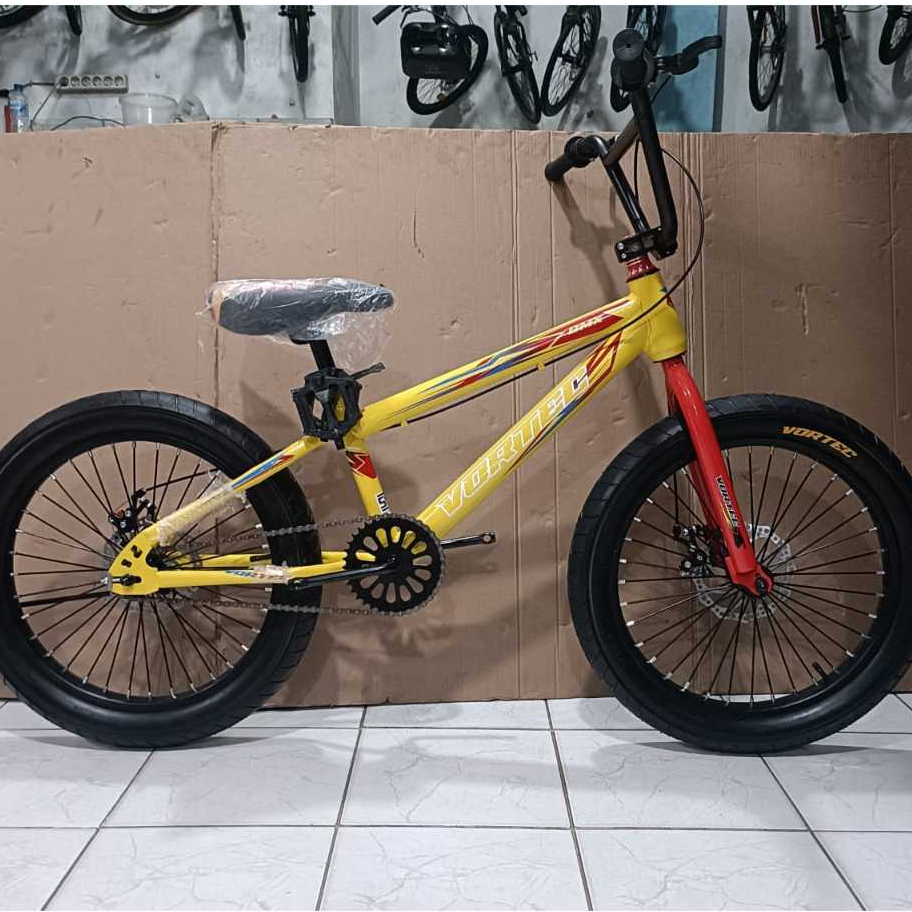 Sepeda Anak BMX Vortec 20 Inch Ban Jumbo Rem Cakram Disc Brake Anak 7-12 Tahun