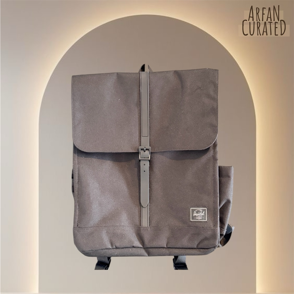 Tas Herschel City Backpack Black | Tas Ransel Hitam Pria