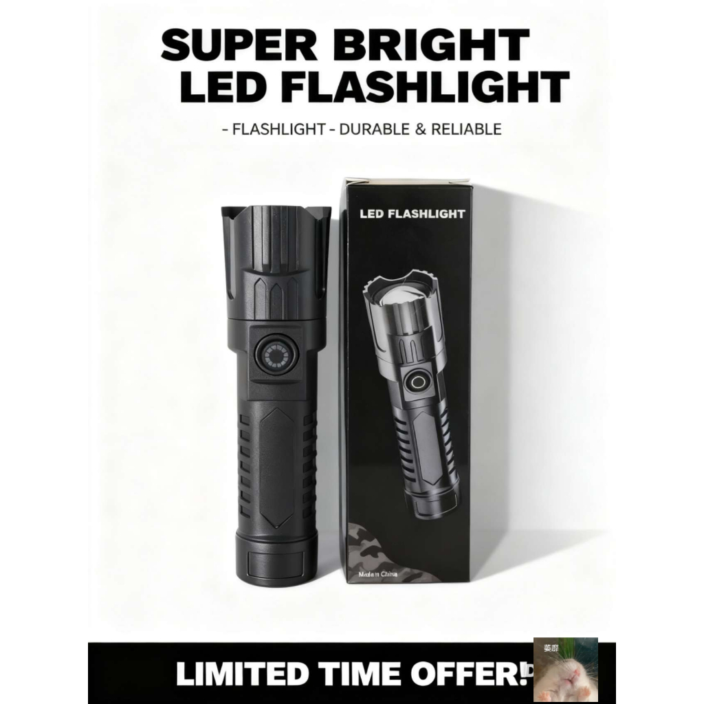 Senter LED 10000 Lumens XHP50 Waterproof Zoomable (SENTER K-17)