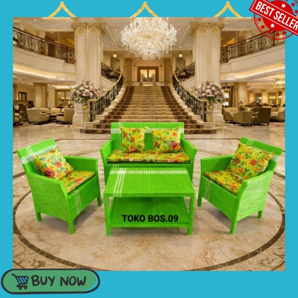 Kursi Sofa Haway Rotan Sintetis