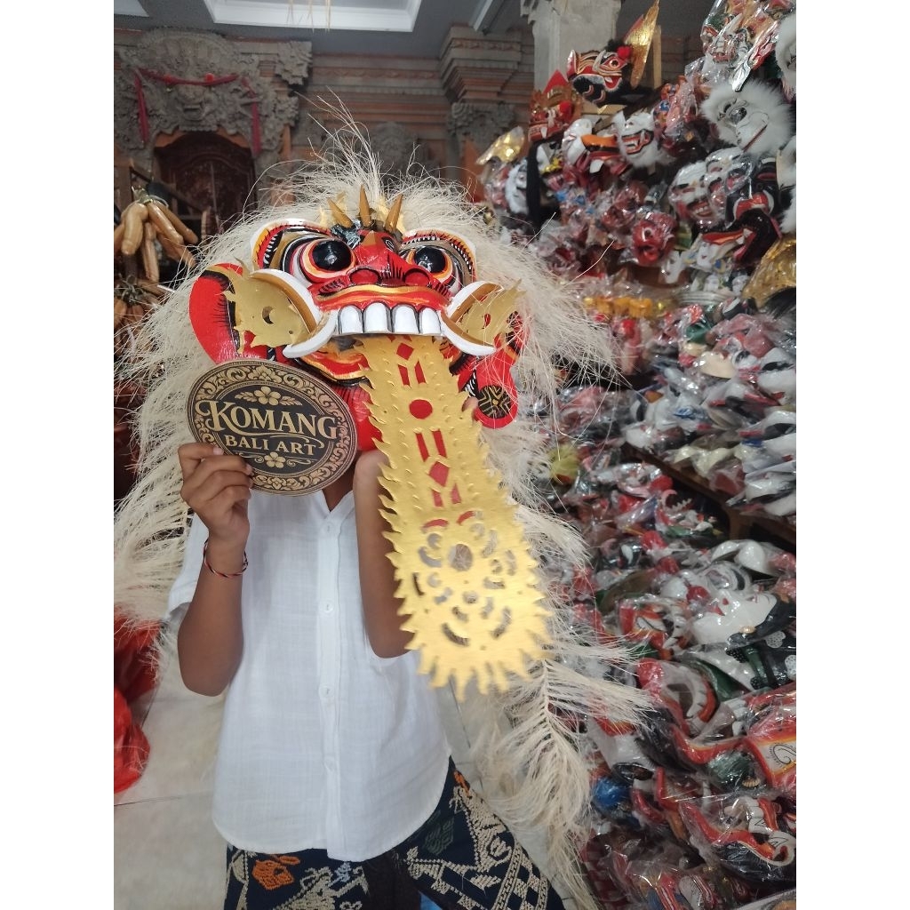 kepala rangda/ kepala celuluk set rambut tinggal pake