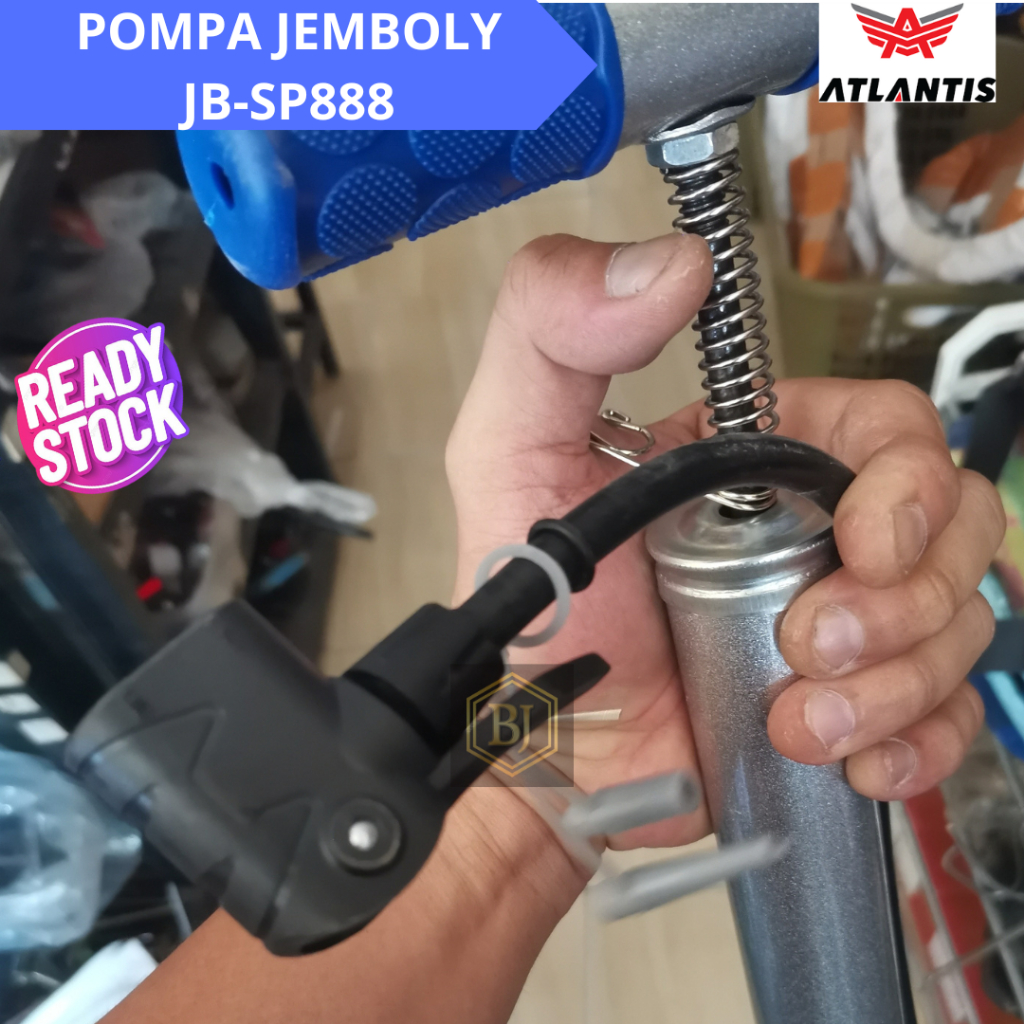 POMPA MOTOR / POMPA SEPEDA JEMBOLY SP888 / POMPA TABUNG SEPEDA MOTOR