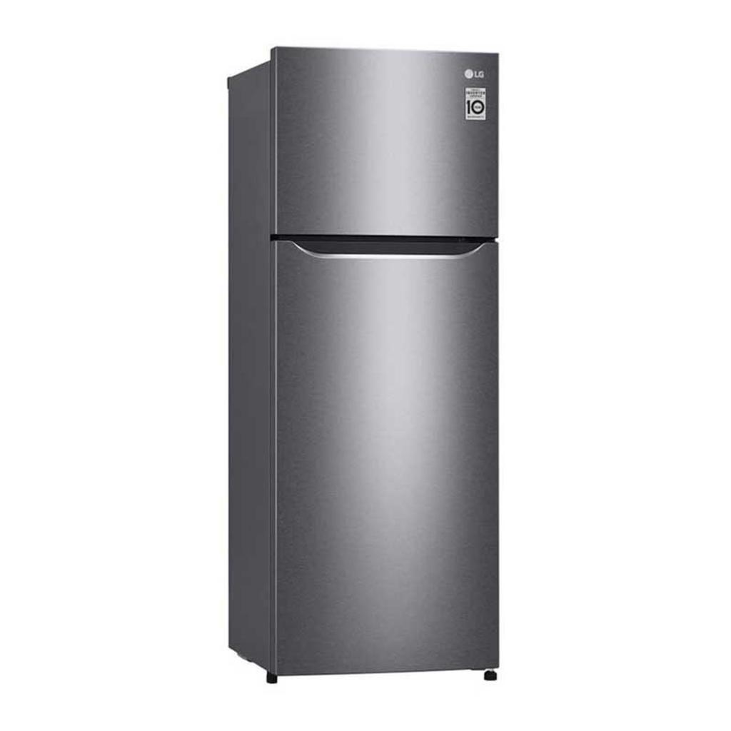 LG Kulkas 2 Pintu 202L Smart Inverter GN-B202SFIF Total No Frost Tanpa Bunga Es Garansi Resmi / 202 