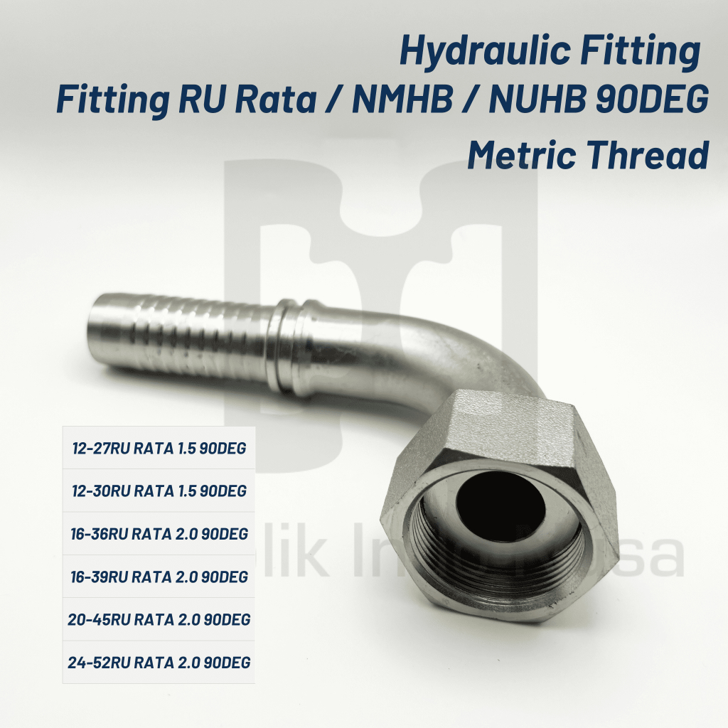 Hydraulic Fitting RU RATA 90 DEG ( 3/4" - 1 1/2") / Fitting NUHB 90 DEG / FITTING NMHB 90 DEG / Fitt