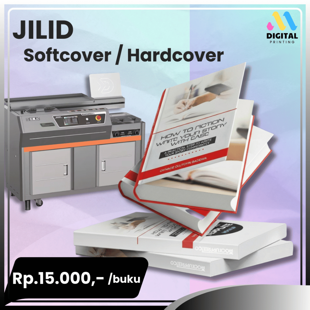 Jilid Buku Hardcover Softcover Skripsi/Tesis/Jurnal/Buku Tahunan/Buku Laporan/Majalah Dll