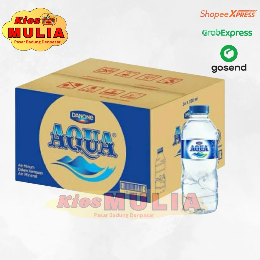 1 Dus Aqua Kecil 24 x 330ml Ready Stock