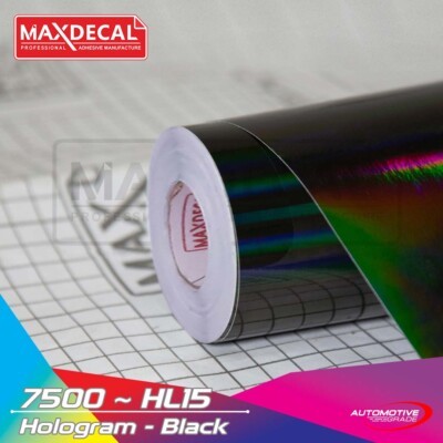 Stiker Black Hologram Series Lebar 45cm - Maxdecal 7500 - HL15 - [ROLL]