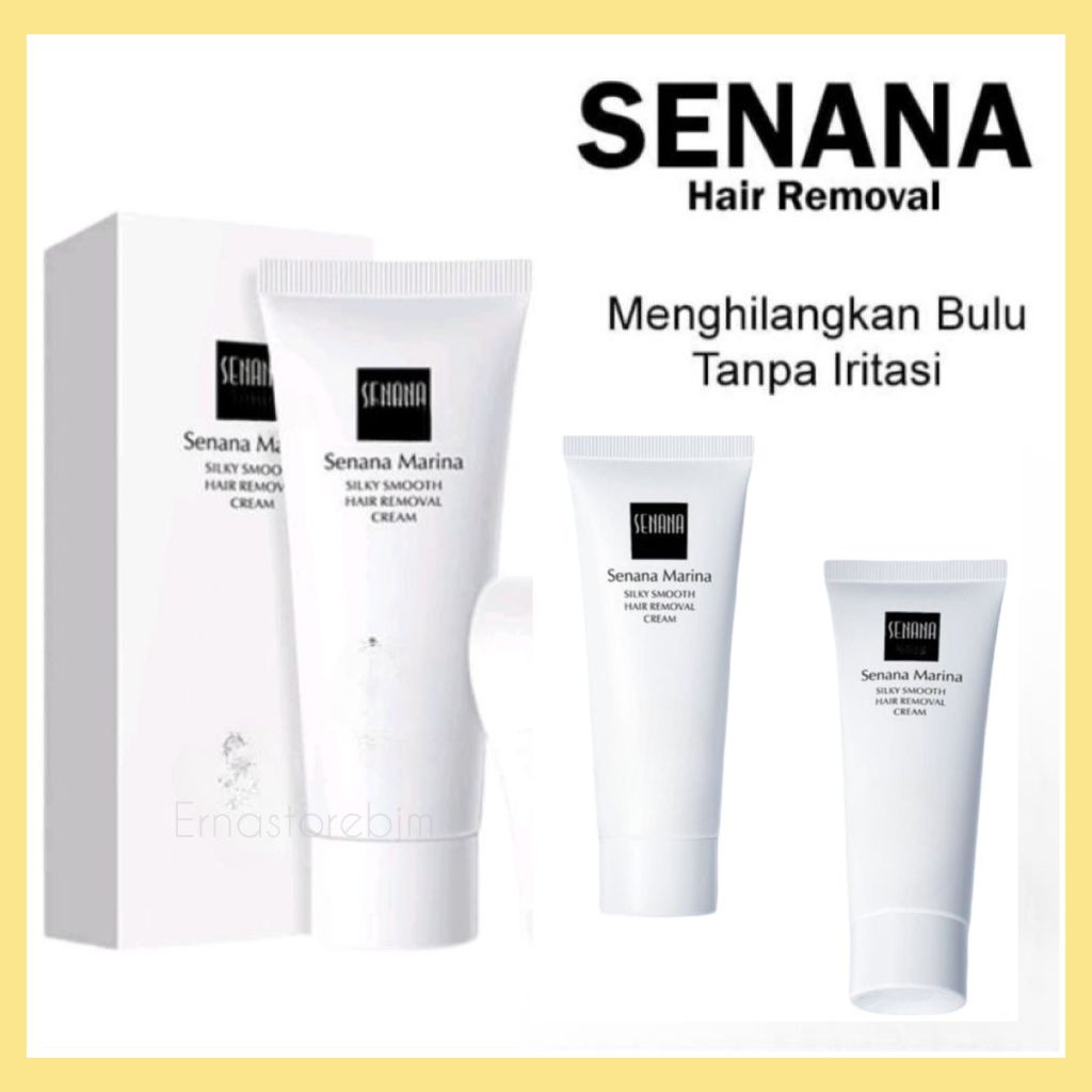 SENANA MARINA CREAM PERONTOK BULU(1 pcs)