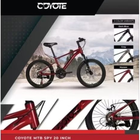 Sepeda Gunung MTB 20Inch ELEMENT COYOTE SPY Frame Alloy