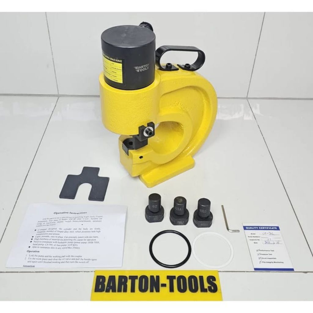 12mm Angle Steel Hydraulic Busbar Punching CH-70L BARTON Alat Pelubang Besi Siku Tembaga Hidrolik CH