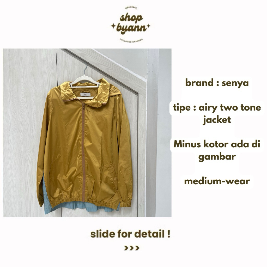 PRELOVED SENYA AIRY TWOTONE JACKET