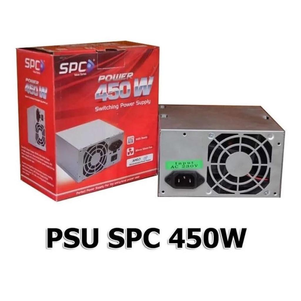Power Supply PSU SPC 450W Intel AMD + Kabel Power / PSU PC 450 Watt