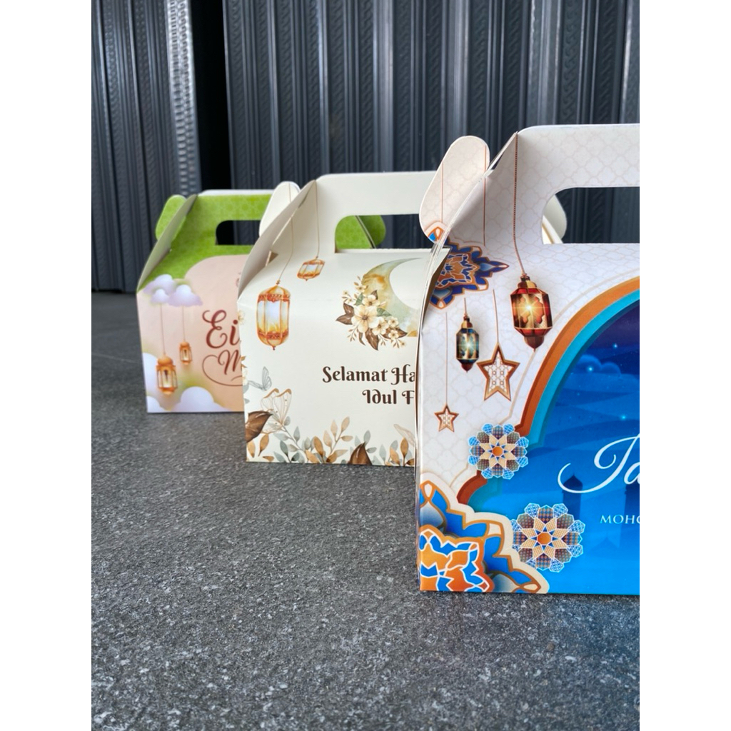 Gable Box Lebaran / Box Hampers Idul Fitri / Box Hampers Lebaran