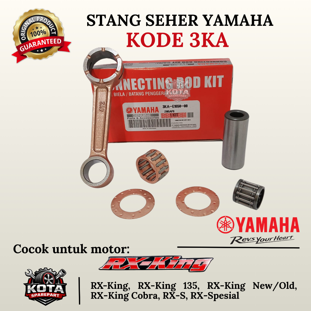 STANG SEHER ORIGINAL YAMAHA KODE 3KA UNTUK MOTOR RX-KING, RX-KING 135, RX-KING NEW/OLD, RX-KING COBR