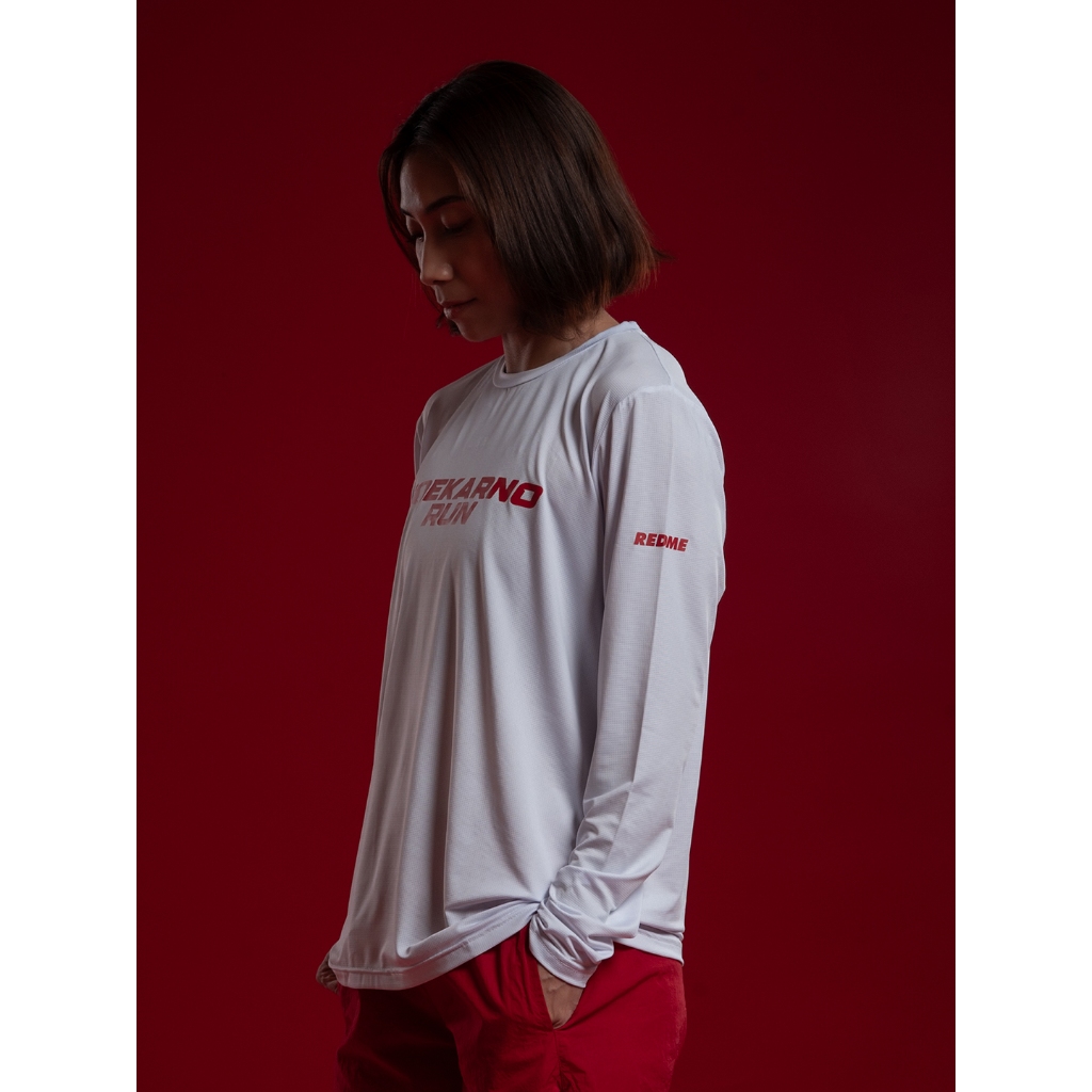 Soekarno Run Long White Sleeve Jersey