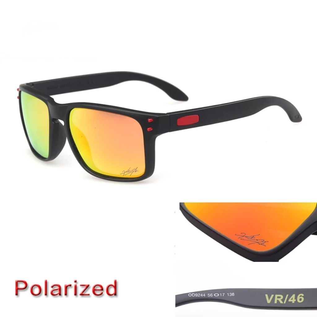 Kacamata Polarized Pria Squared Luxe Eyewar Polaroid Orginal