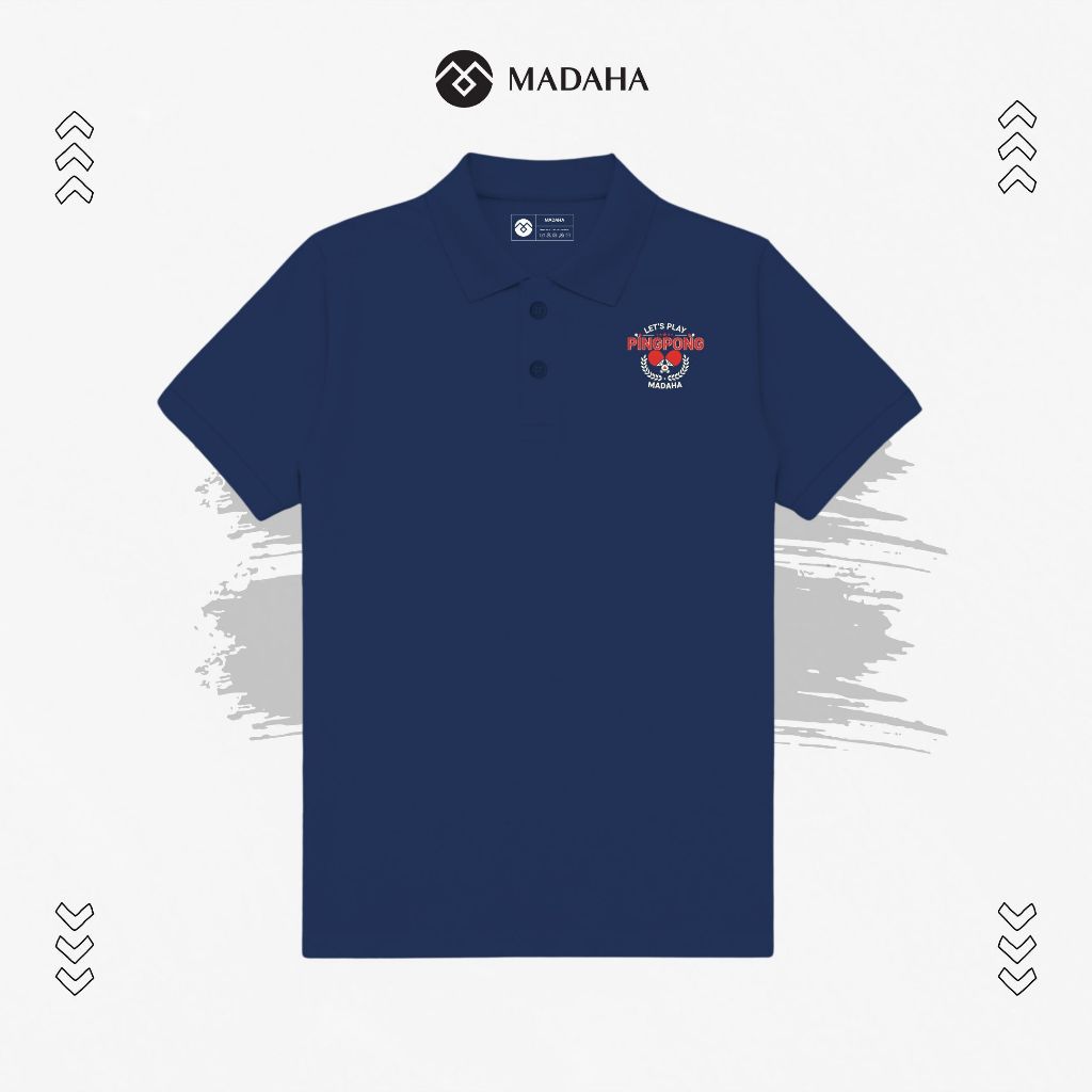 Madaha Polo Shirt Kaos Kerah Pingpong Street Table Movement