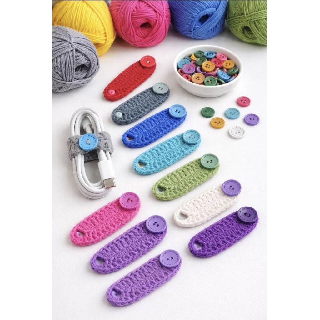 pengikat kabel charger / kabel charger organizer / souvenir