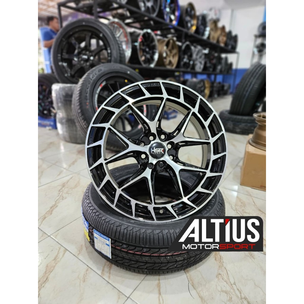 PROMO PAKET VELG DAN BAN MOBIL MURAH RING 17 LPS HSR R17 PCD 4X100-4X114,3 ET42 COCOK AVANZA,JAZZ,YA