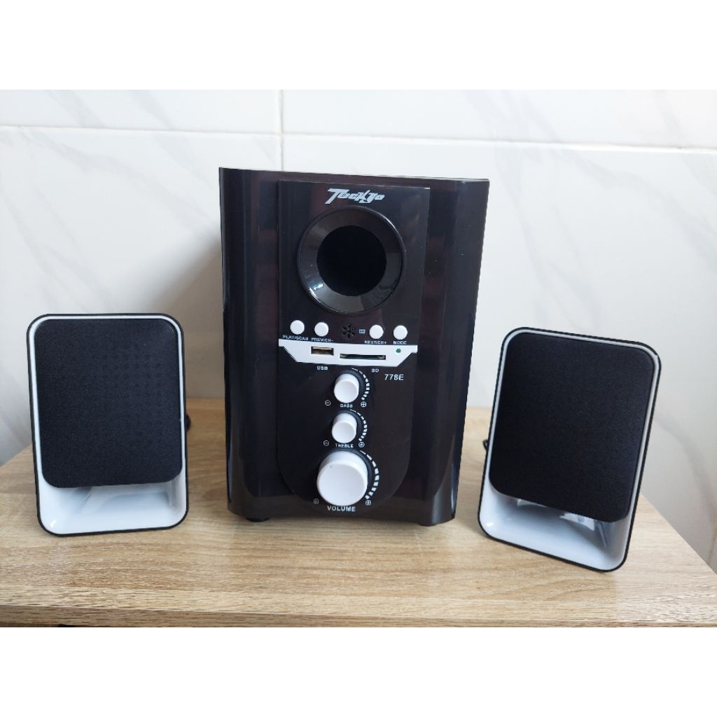 Speaker Aktif GMC Teckyo 778E Speaker Bluetooth Super Woofer BASS Garansi Resmi
