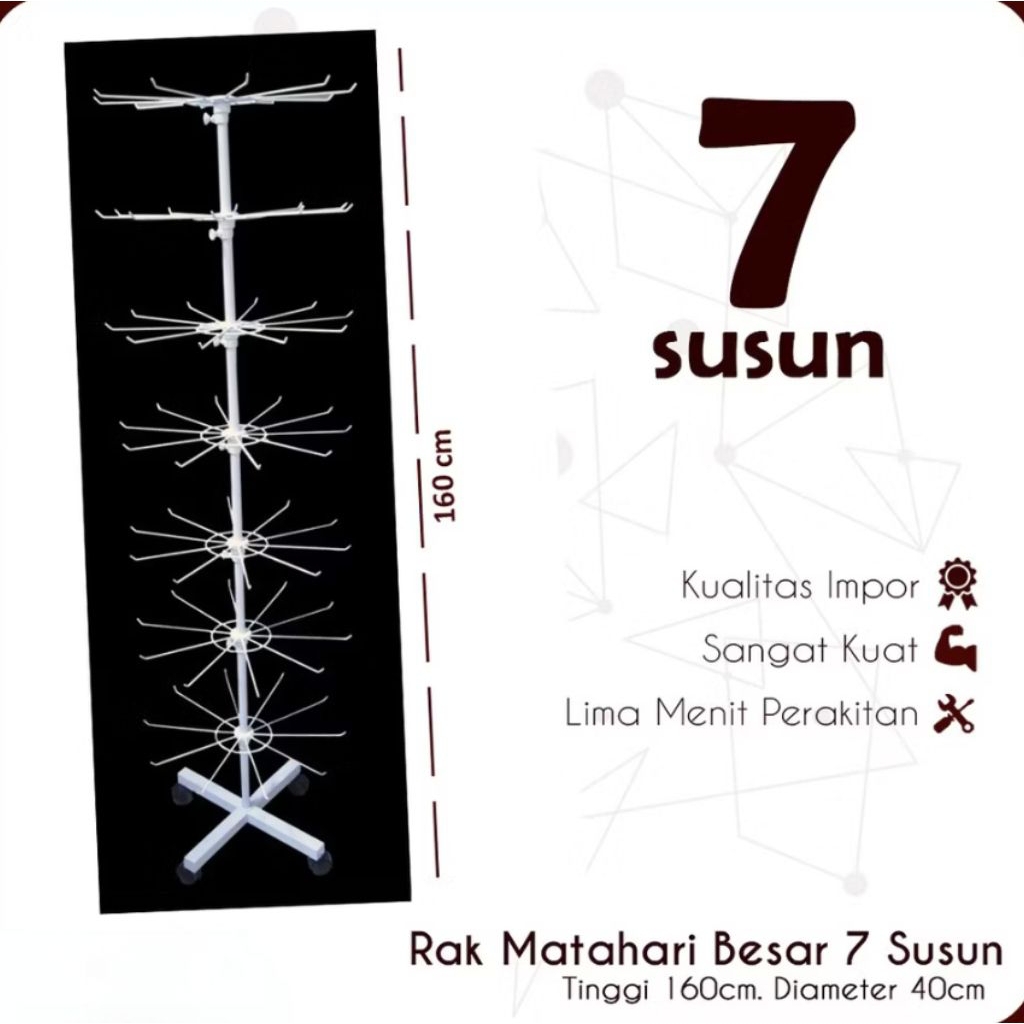 RAK MATAHARI SUSUN 7 kotakin