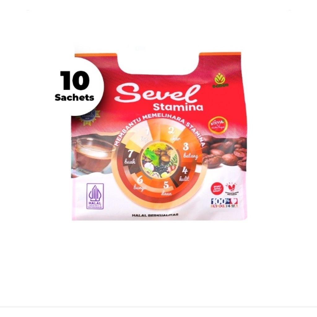 KOPI 7 Elemen Sevel Stamina (Isi 10) - HNI HPAI