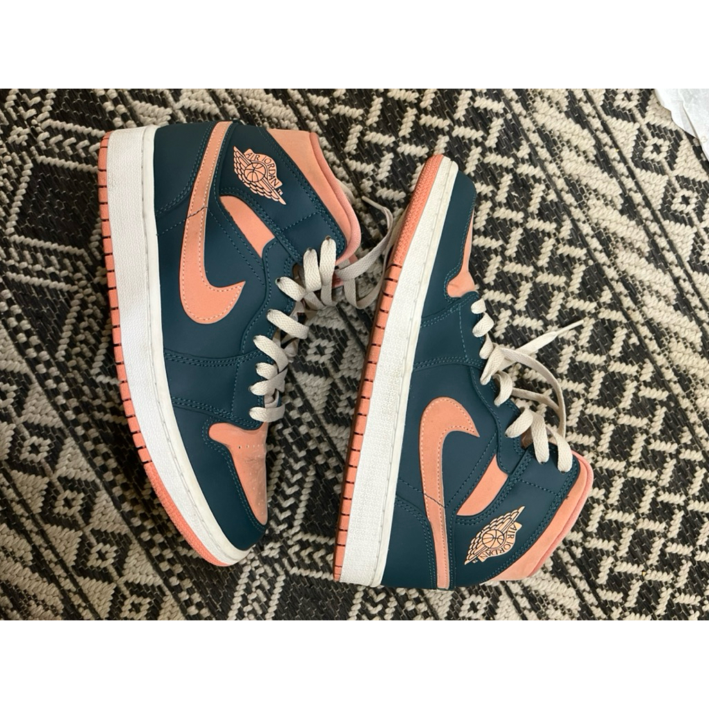 Air Jordan Mid 1 Dark Teal Green