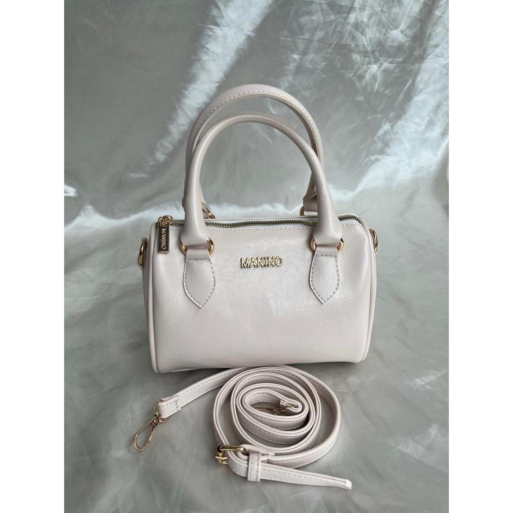 MANINO | Tas Speedy Mini Uk. 20 x 10 x 15 Tas Selempang Kulit Pu Glosy Super Premium Free Sarung Tas