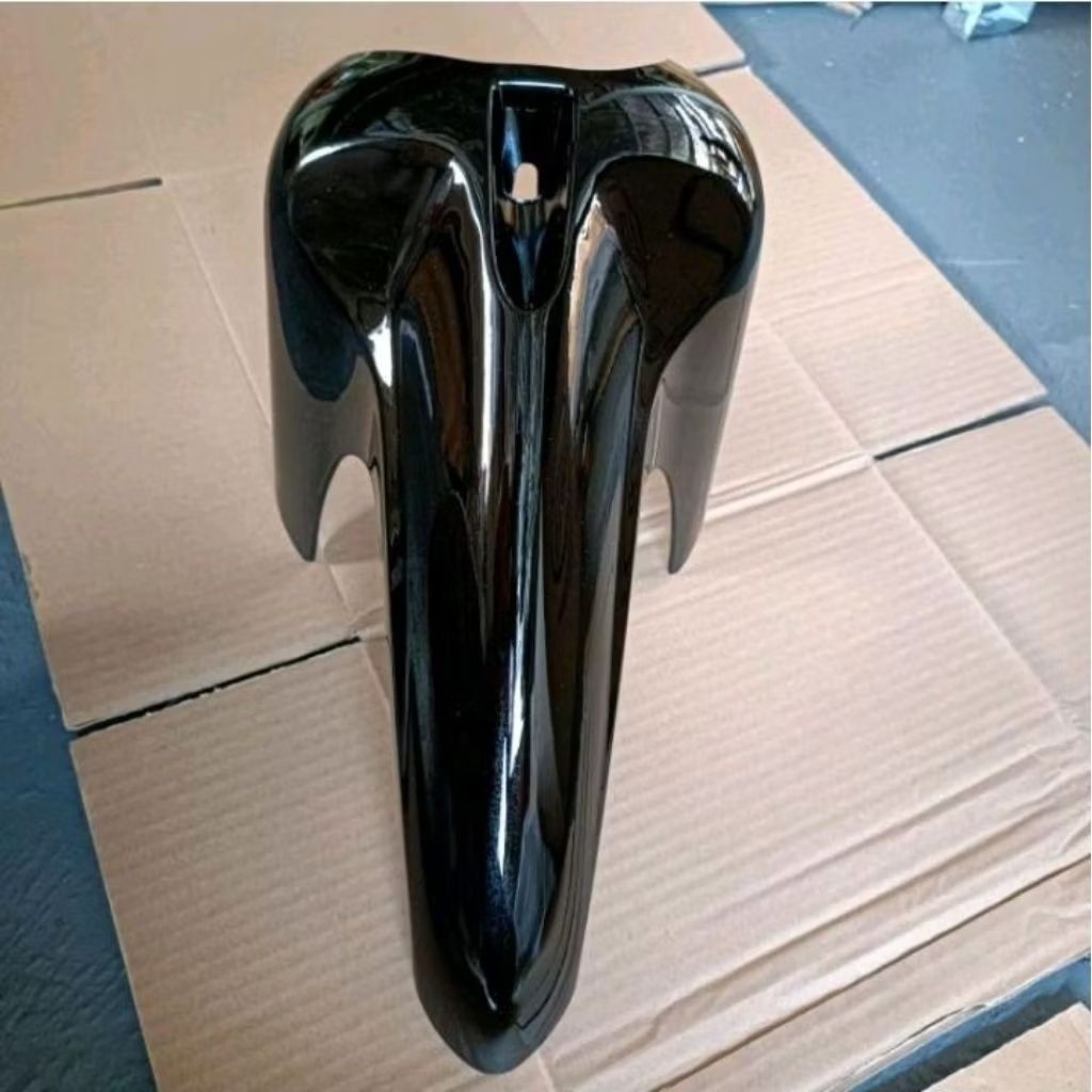 selebor slebor spakbor depan smash new spakbor depan bagian depan suzuki smash new hitam mengkilap