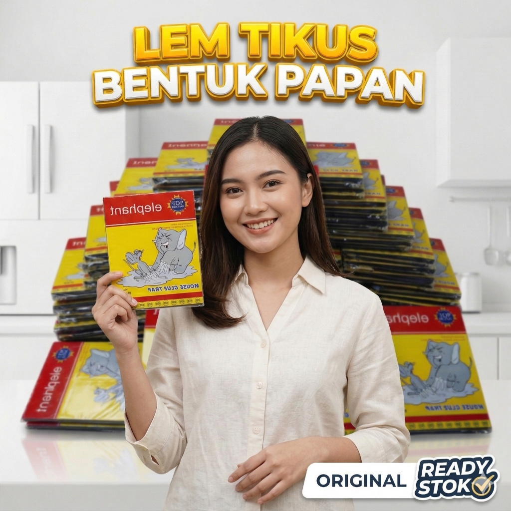 LEM TIKUS PAPAN ELEPHAND/ LEM MTIKUS BENTUK PAPAN SUPER REKAT