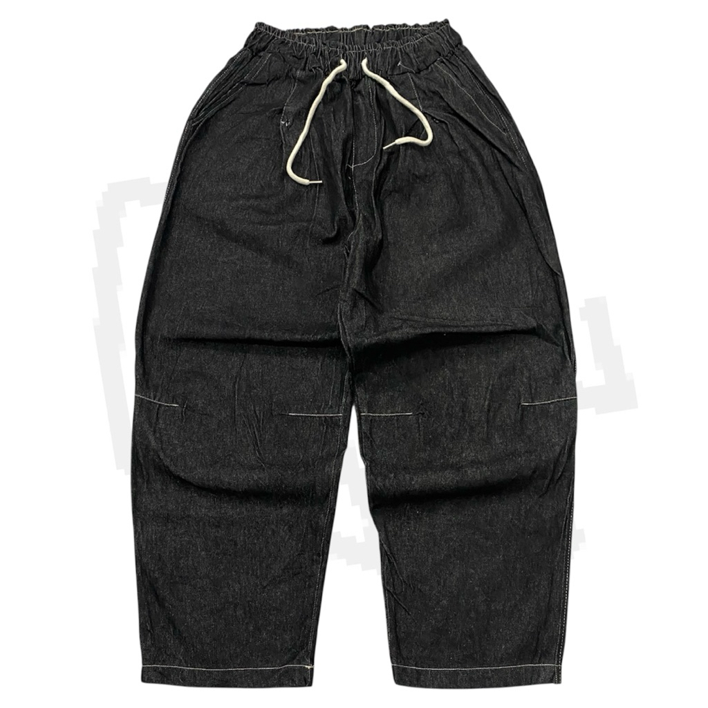 OKKANE black baggy ballon jeans